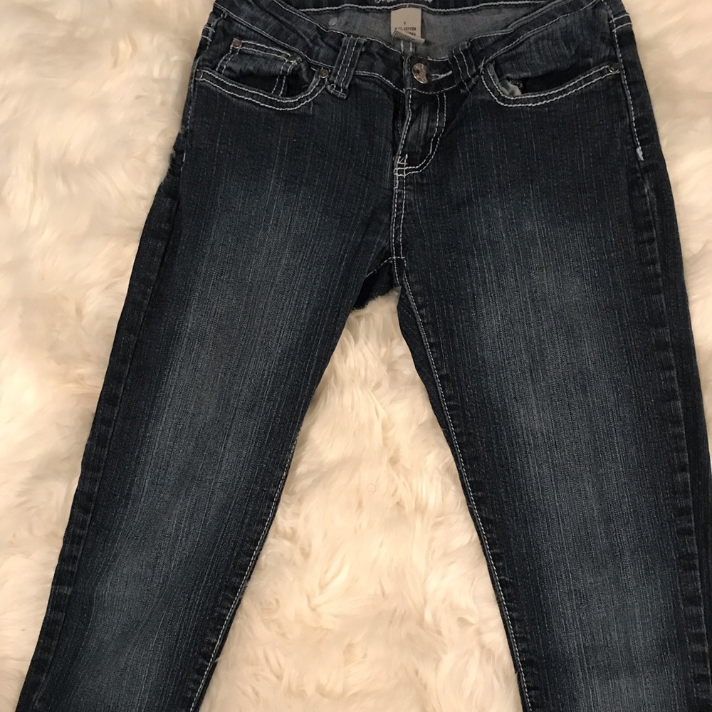 Red Rivet Jeans - Picture 6 of 8